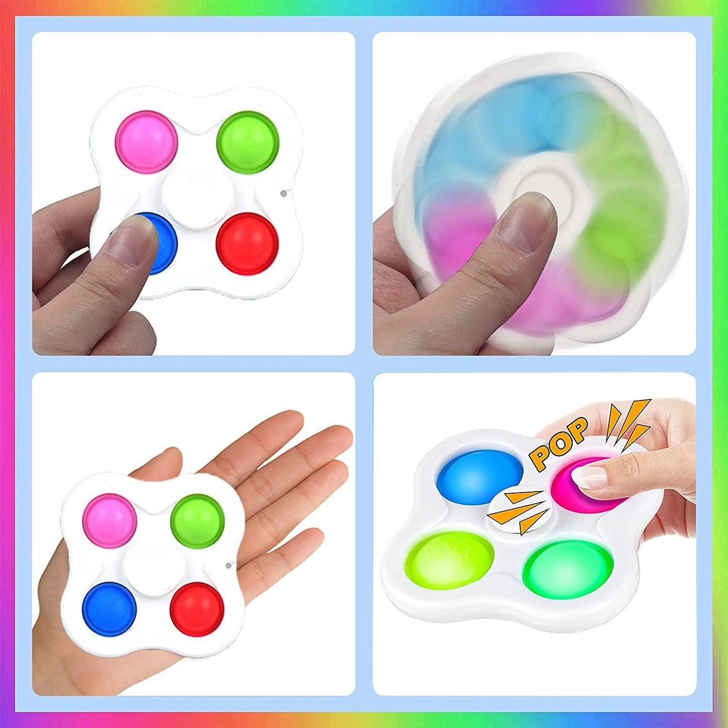 30 Pack Sensory Toys Set, Fidget Packs Relieves Stress and Anxiety Fidget Toy for Children Adults, Special Toys Assortment for Birthday Party Favors, Classroom Rewards Prizes, Carnival
