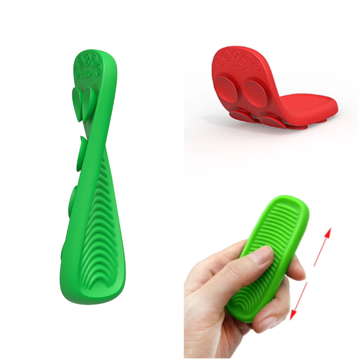 8Pcs EDC Fidget Bar Silicone Sensory Stone Antistress Sensory Fidget Toys for Autism Stress Relief Toy for Kids Adults